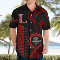 Personalised Hawaii Lahainaluna High School Hawaiian Shirt Polynesian Kakau Pattern LT14 - Polynesian Pride