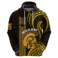 Custom Hawaii Mililani High School Hoodie Polynesian Kakau Pattern LT14 - Polynesian Pride