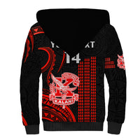 Personalised Hawaii Kalani High School Sherpa Hoodie Polynesian Kakau Pattern LT14 - Polynesian Pride