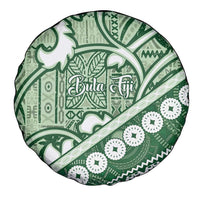 Green Bula Fiji Spare Tire Cover Fijian Language Week Tapa Cloth - Pastel LT14 - Polynesian Pride