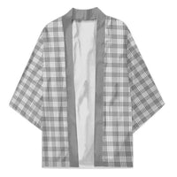 Gray Japanese Palaka Pride Kimono - Polynesian Pride