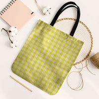 Yellow Japanese Palaka Pride Tote Bag LT14 Black Strap One Size Yellow - Polynesian Pride