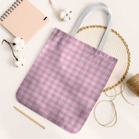 Light Pink Japanese Palaka Pride Tote Bag - Polynesian Pride