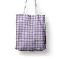 Lavender Japanese Palaka Pride Tote Bag LT14 - Polynesian Pride