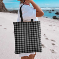 Black Japanese Palaka Pride Tote Bag LT14 - Polynesian Pride