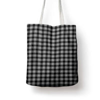Black Japanese Palaka Pride Tote Bag LT14 - Polynesian Pride