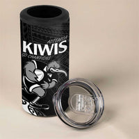 Custom Aotearoa Rugby 4 in 1 Can Cooler Tumbler Maori Kiwi - Mascot Style