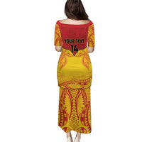 Papua New Guinea Rugby Custom Puletasi Go Kumuls PNG - Polynesian Pattern