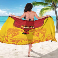 Papua New Guinea Rugby Custom Sarong Go Kumuls PNG - Polynesian Pattern