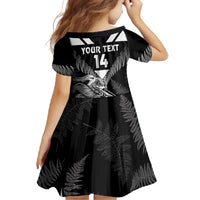 Aotearoa Silver Fern Rugby Custom Family Matching Mermaid Dress and Hawaiian Shirt 2024 Go Kiwi