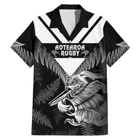 Aotearoa Silver Fern Rugby Custom Family Matching Mermaid Dress and Hawaiian Shirt 2024 Go Kiwi