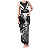 Aotearoa Silver Fern Rugby Custom Family Matching Tank Maxi Dress and Hawaiian Shirt 2024 Go Kiwi