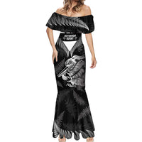 Aotearoa Silver Fern Rugby Custom Mermaid Dress 2024 Go Kiwi