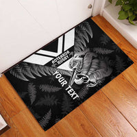 Aotearoa Silver Fern Rugby Custom Rubber Doormat 2024 Go Kiwi