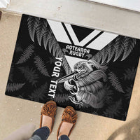 Aotearoa Silver Fern Rugby Custom Rubber Doormat 2024 Go Kiwi