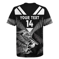 Aotearoa Silver Fern Rugby Custom Rugby Jersey 2024 Go Kiwi LT14 - Polynesian Pride