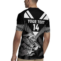 Aotearoa Silver Fern Rugby Custom Rugby Jersey 2024 Go Kiwi LT14 - Polynesian Pride