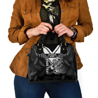Aotearoa Silver Fern Rugby Custom Shoulder Handbag 2024 Go Kiwi LT14 - Polynesian Pride