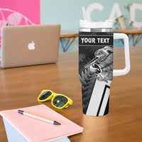 Custom Aotearoa Silver Fern Rugby Tumbler With Handle 2024 Go Kiwi