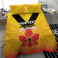 Orchids PNG Rugby Custom Bedding Set Go Champions Papua New Guinea LT14 - Polynesian Pride