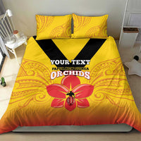 Orchids PNG Rugby Custom Bedding Set Go Champions Papua New Guinea LT14 - Polynesian Pride