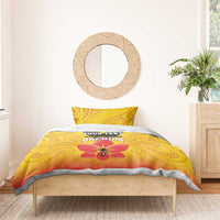 Orchids PNG Rugby Custom Bedding Set Go Champions Papua New Guinea LT14 - Polynesian Pride