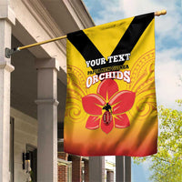 Orchids PNG Rugby Custom Garden Flag Go Champions Papua New Guinea LT14 House Flag Yellow - Polynesian Pride