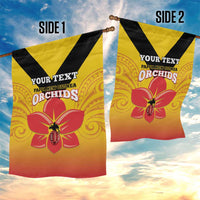 Orchids PNG Rugby Custom Garden Flag Go Champions Papua New Guinea LT14 - Polynesian Pride