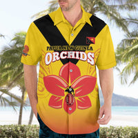 Orchids PNG Rugby Custom Hawaiian Shirt Go Champions Papua New Guinea