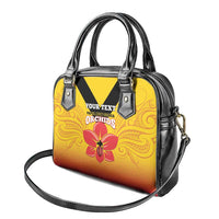 Orchids PNG Rugby Custom Shoulder Handbag Go Champions Papua New Guinea LT14 - Polynesian Pride