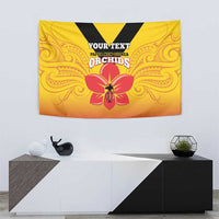 Orchids PNG Rugby Custom Tapestry Go Champions Papua New Guinea LT14 - Polynesian Pride