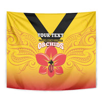 Orchids PNG Rugby Custom Tapestry Go Champions Papua New Guinea LT14 - Polynesian Pride