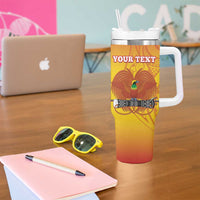 Custom Orchids PNG Rugby Tumbler With Handle Go Champions Papua New Guinea