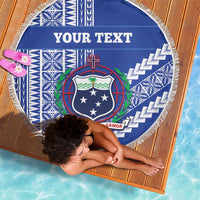 Fetu Samoa Rugby Custom Beach Blanket Siapo Pattern - Sporty Style LT14 - Polynesian Pride