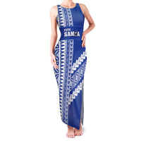 Fetu Samoa Rugby Custom Family Matching Tank Maxi Dress and Hawaiian Shirt Siapo Pattern - Sporty Style