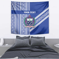 Fetu Samoa Rugby Custom Tapestry Siapo Pattern - Sporty Style LT14 - Polynesian Pride