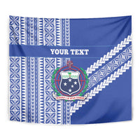 Fetu Samoa Rugby Custom Tapestry Siapo Pattern - Sporty Style LT14 - Polynesian Pride