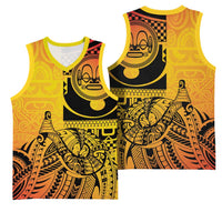 Marquesas Islands Basketball Jersey Marquesan Matatiki Fish Hook Patutiki - Polynesian Pride