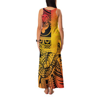 Marquesas Islands Family Matching Tank Maxi Dress and Hawaiian Shirt Marquesan Matatiki Fish Hook Patutiki - Polynesian Pride