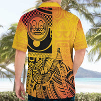 Marquesas Islands Hawaiian Shirt Marquesan Matatiki Fish Hook Patutiki - Polynesian Pride