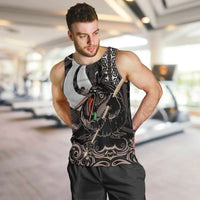 Aotearoa Hei Matau Men Tank Top Haka Kiwi Mix Maori Mangopare