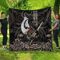 Aotearoa Hei Matau Quilt Haka Kiwi Mix Maori Mangopare LT14 - Polynesian Pride