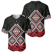 Kia Ora Aotearoa Baseball Jersey 2025 Pasifika Maori Taniko Motifs LT14 - Polynesian Pride