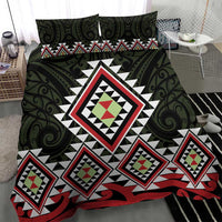 Kia Ora Aotearoa Bedding Set 2025 Pasifika Maori Taniko Motifs