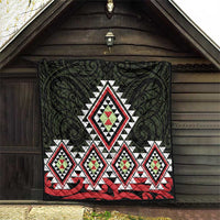 Kia Ora Aotearoa Quilt 2025 Pasifika Maori Taniko Motifs LT14 - Polynesian Pride