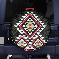 Kia Ora Aotearoa Spare Tire Cover 2025 Pasifika Maori Taniko Motifs