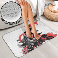 Japanese Samurai Warrior Enso Bathroom Set Japan Pagoda Sakura Watercolor LT14 - Polynesian Pride