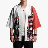 Japanese Samurai Warrior Enso Kimono Japan Pagoda Sakura Watercolor LT14 - Polynesian Pride