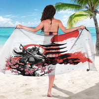 Japanese Samurai Warrior Enso Sarong Japan Pagoda Sakura Watercolor LT14 - Polynesian Pride