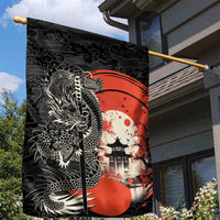 Japanese Dragon Katana Enso Garden Flag Japan Pagoda Seamless Cloud LT14 - Polynesian Pride